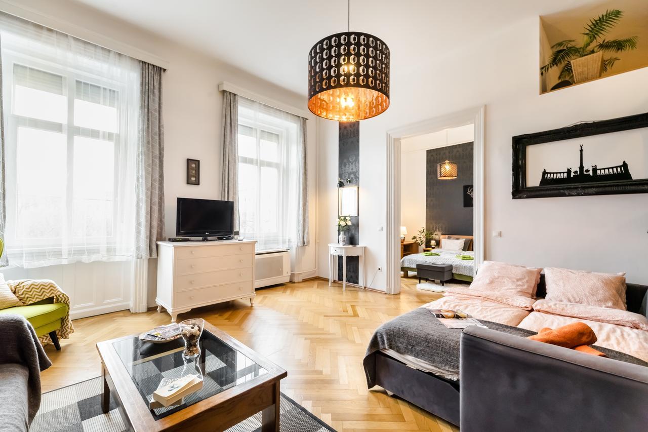 Park View Apartment With Sauna, A/C Budapešť Exteriér fotografie